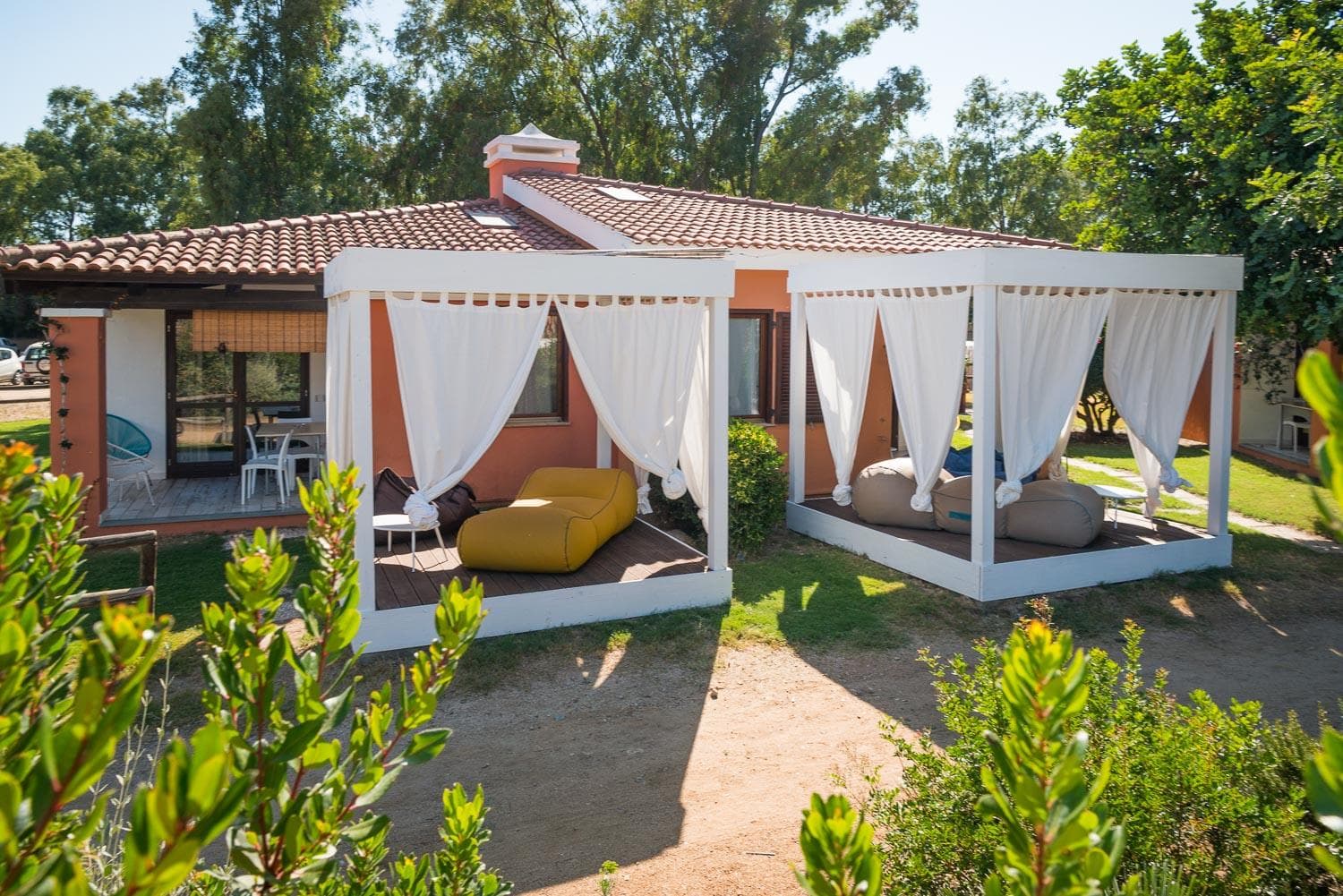 A scenery from Tiliguerta Glamping & Camping Village