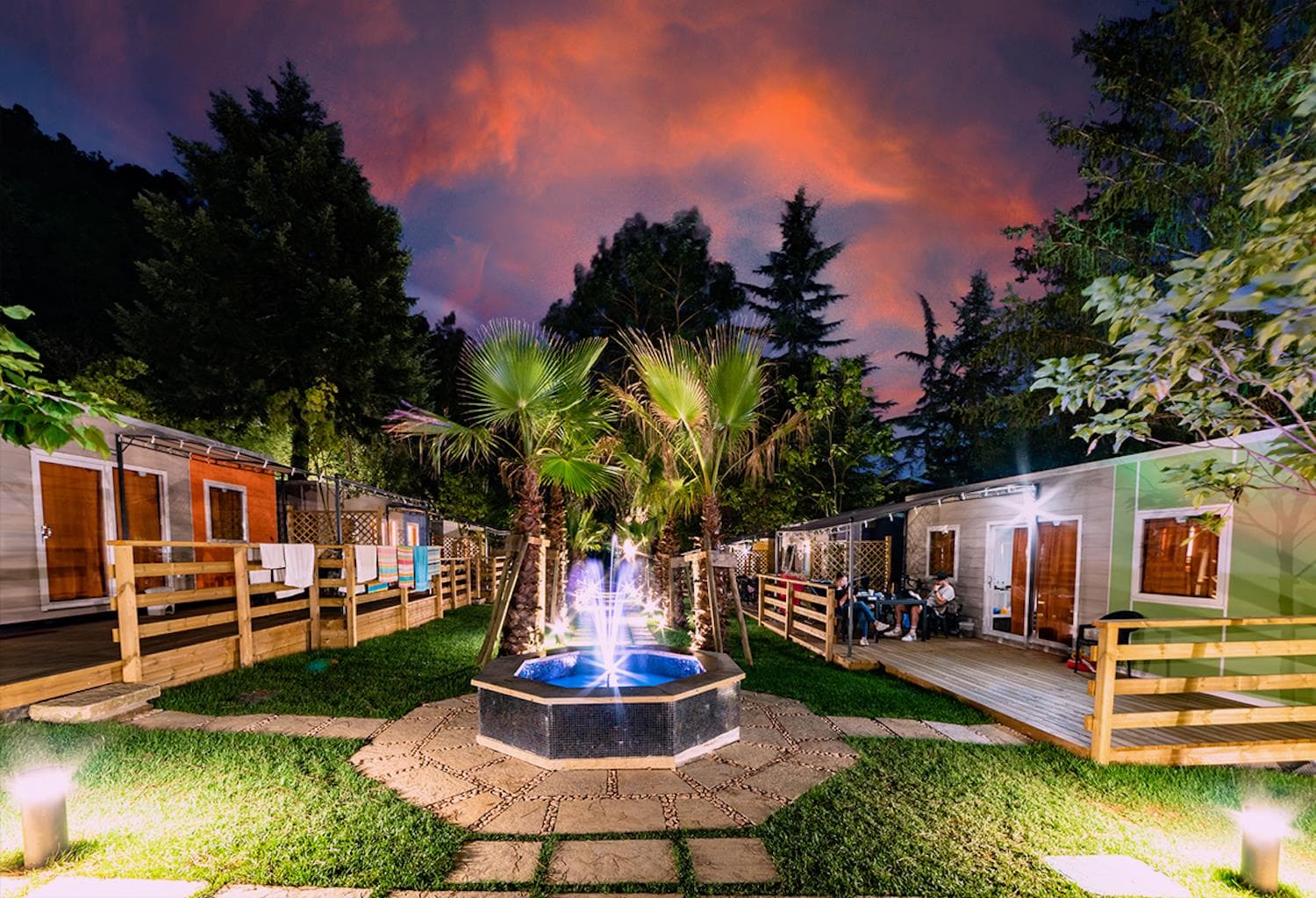 A scenery from Camping Delle Rose