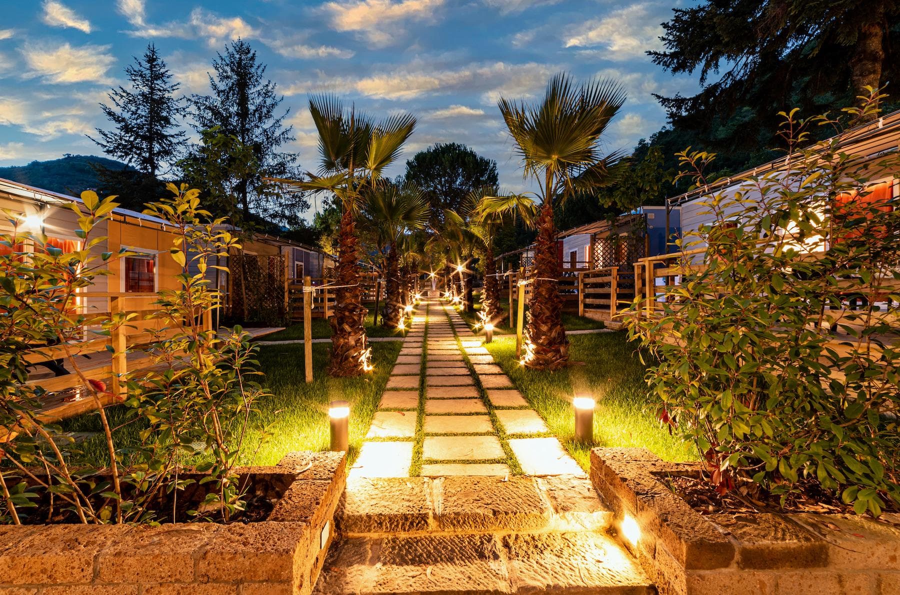 A scenery from Camping Delle Rose