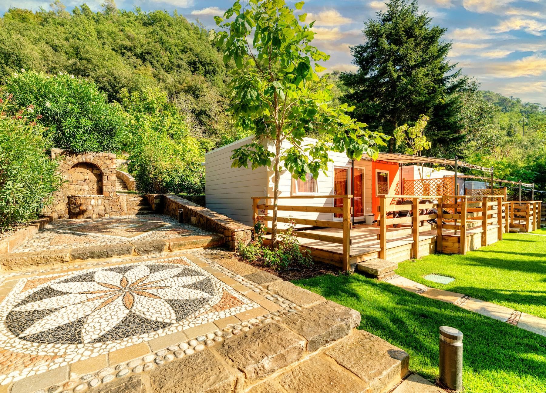A scenery from Camping Delle Rose