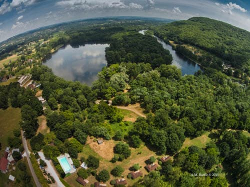 A scenery from Les Chalets Mirandol Dordogne PRL