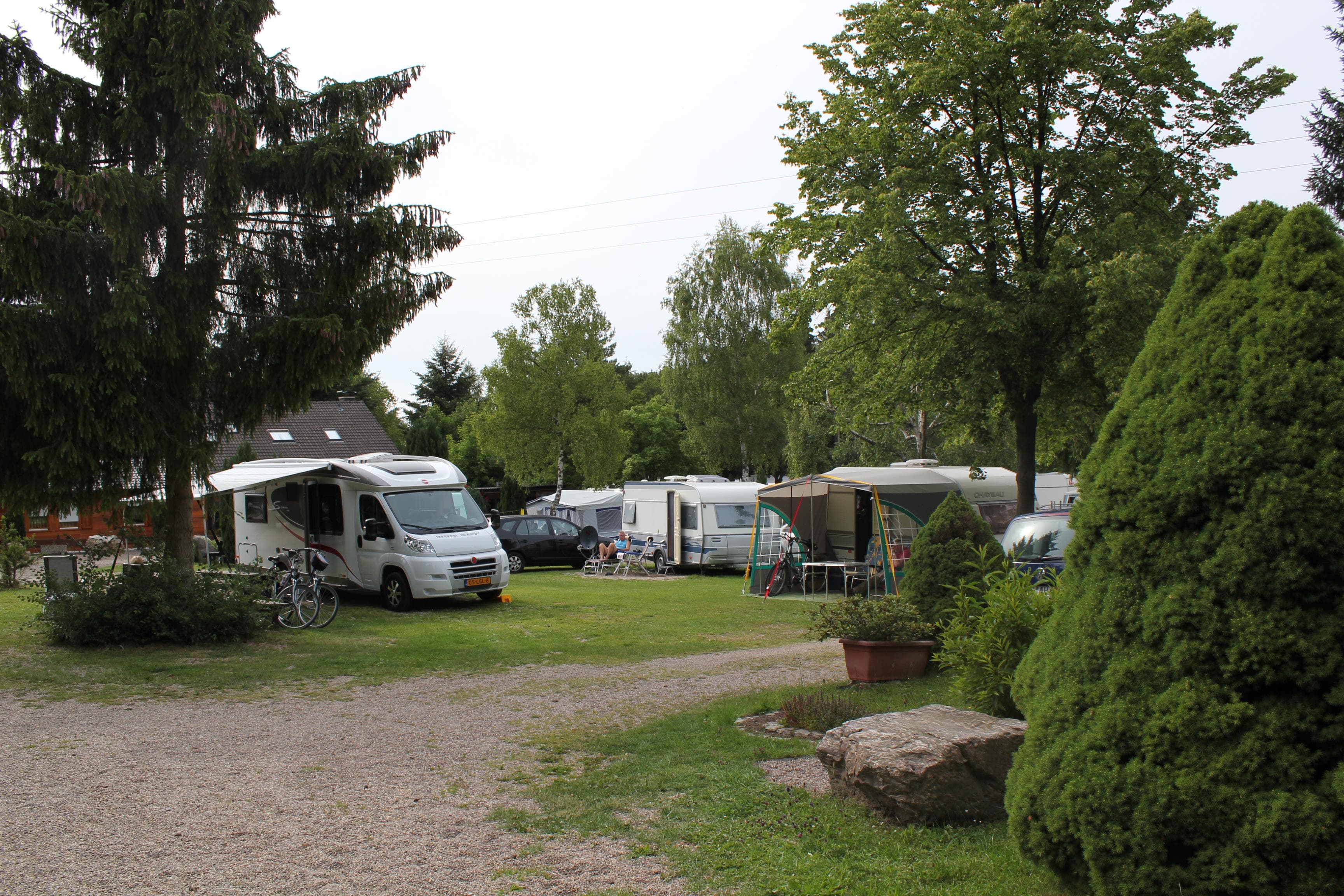 A scenery from Camping-Mobilheimpark Am Mühlenteich