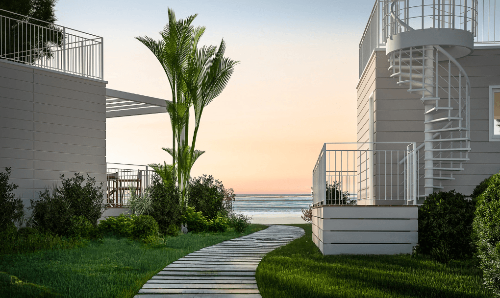A scenery from Club del Sole Le Mimose Family Resort
