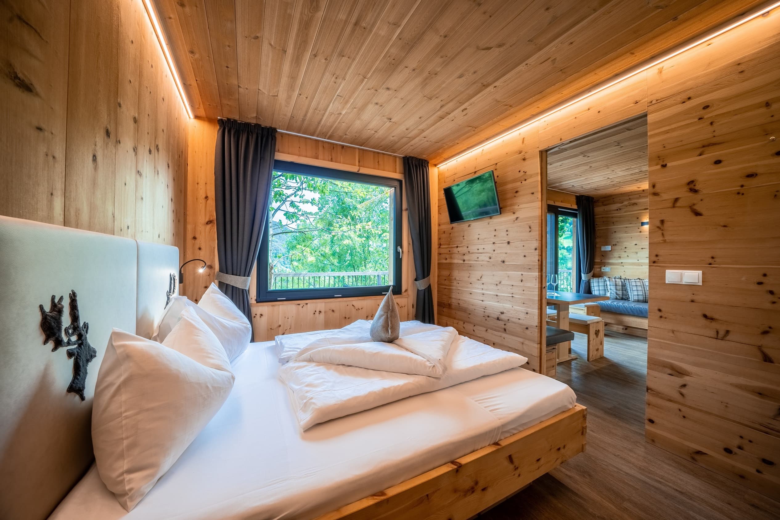 A scenery from Camping Seiser Alm