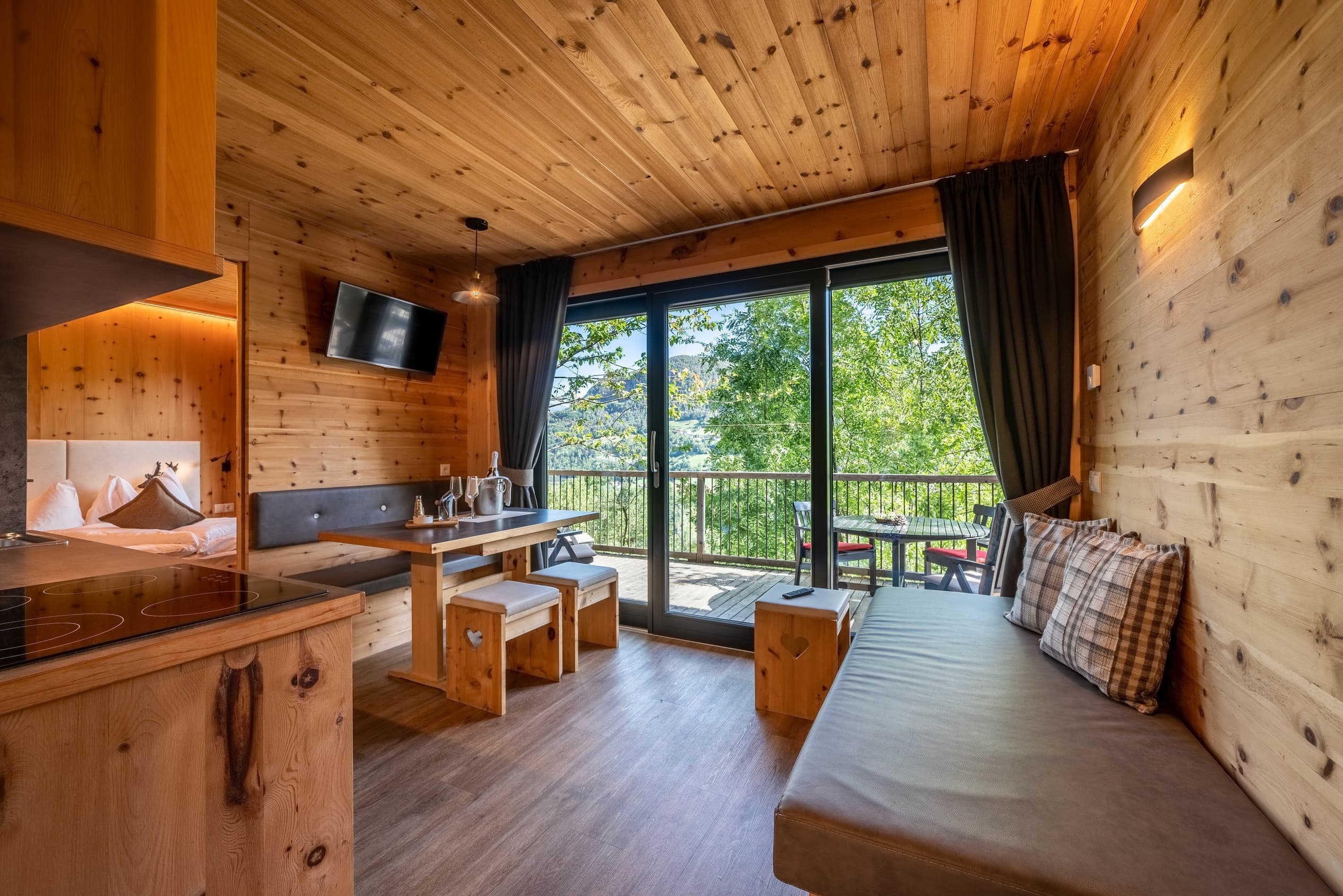 A scenery from Camping Seiser Alm