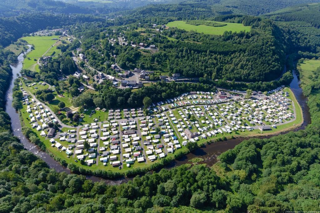 A scenery from Camping Floreal La Roche
