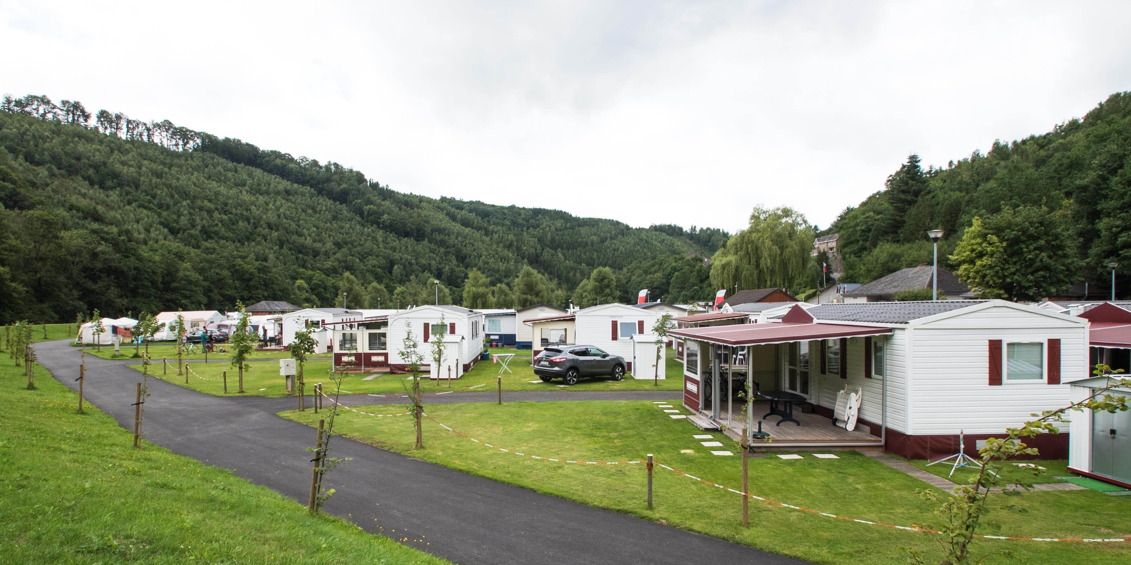 A scenery from Camping Floreal La Roche