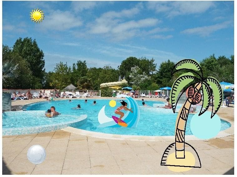 A scenery from Camping Homair - Le Clos Cottet