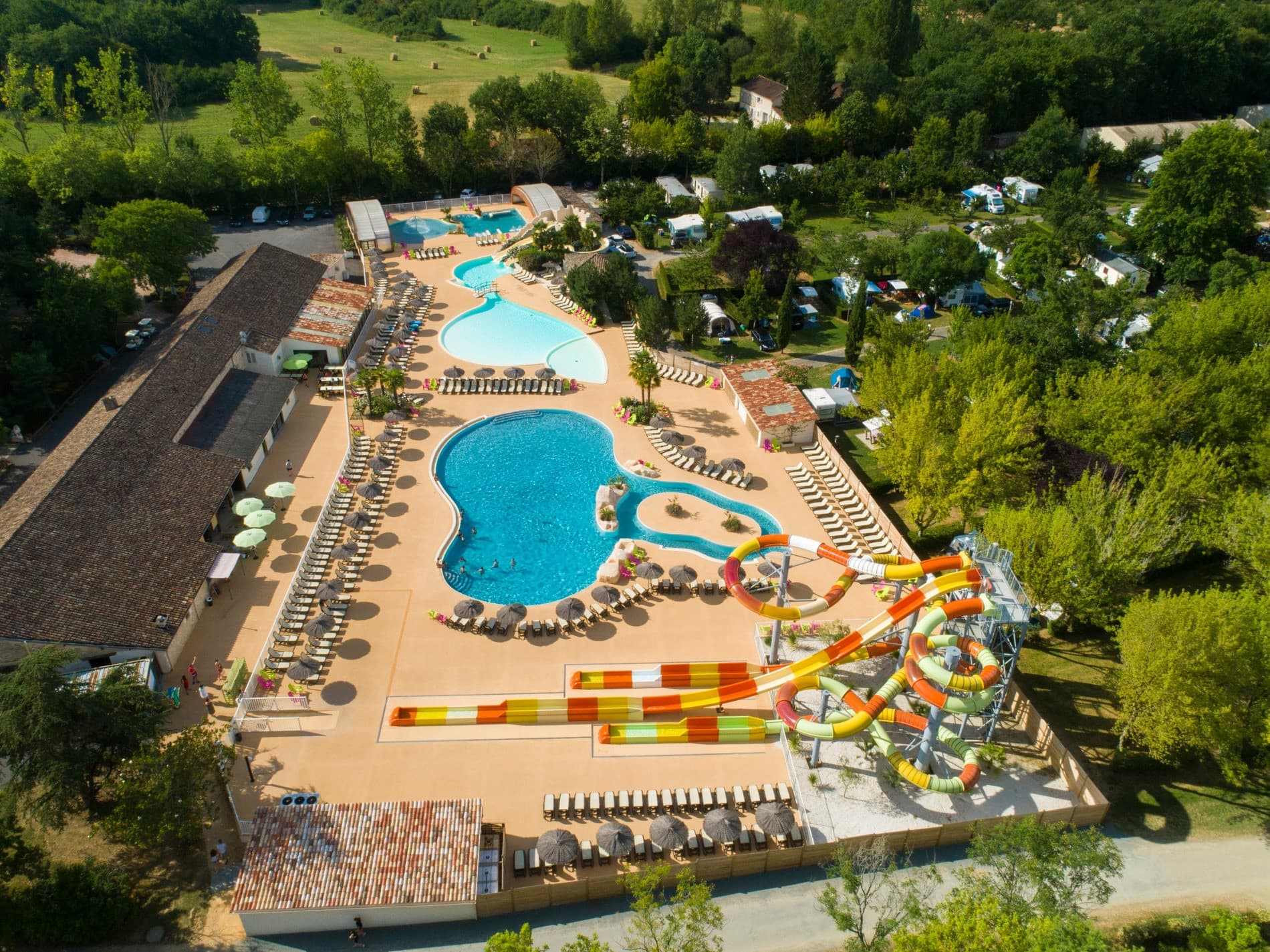 A scenery from Camping Homair - Château de Fonrives