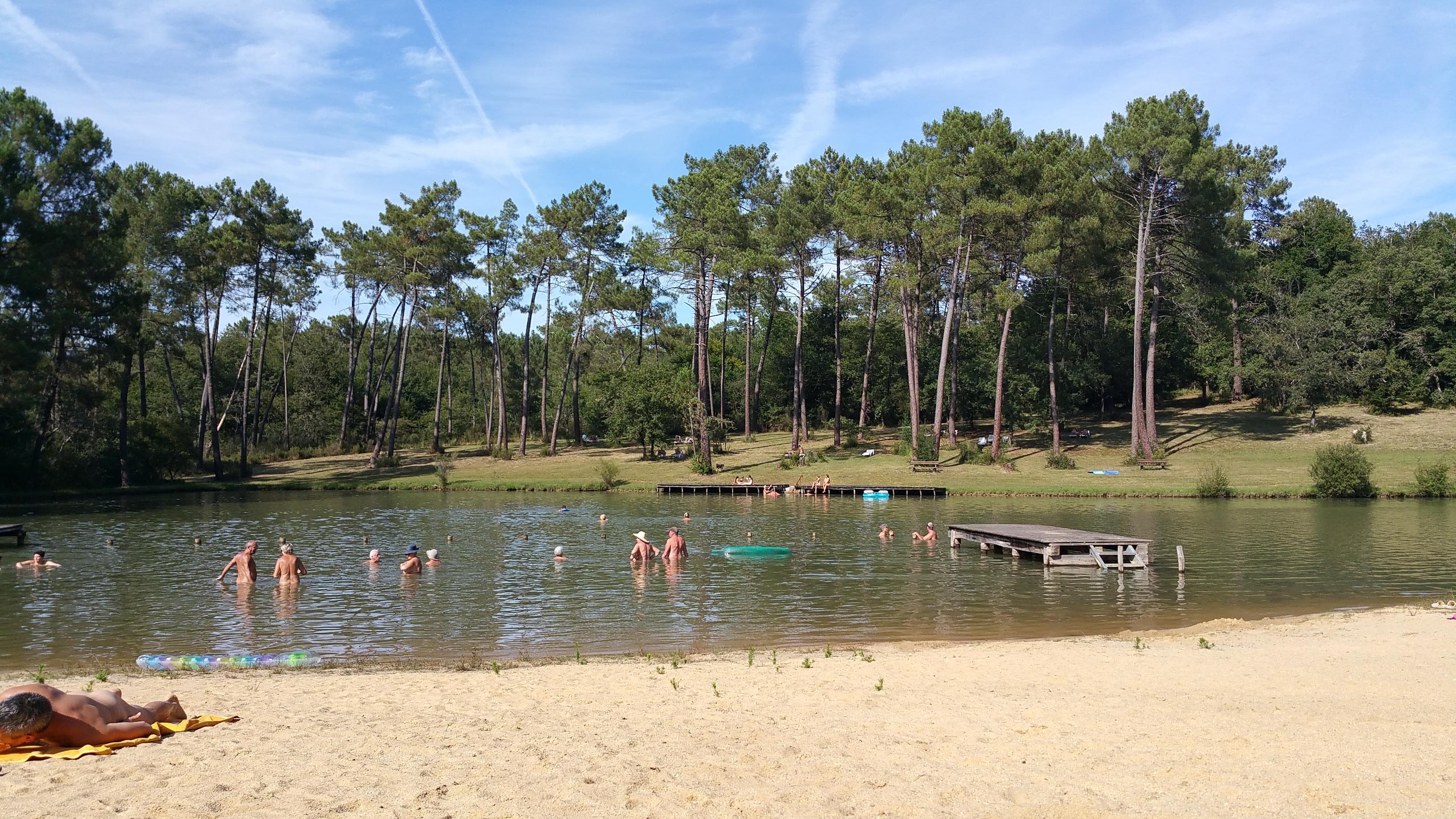 A scenery from Domaine naturiste de Chaudeau