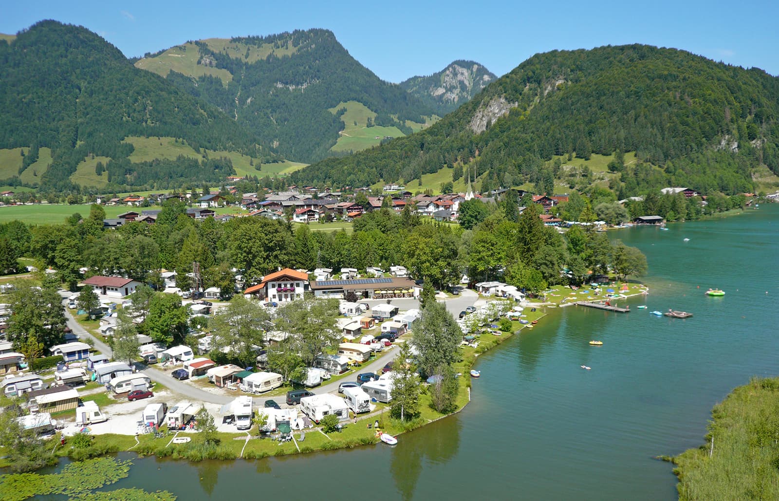 A scenery from Camping Seespitz