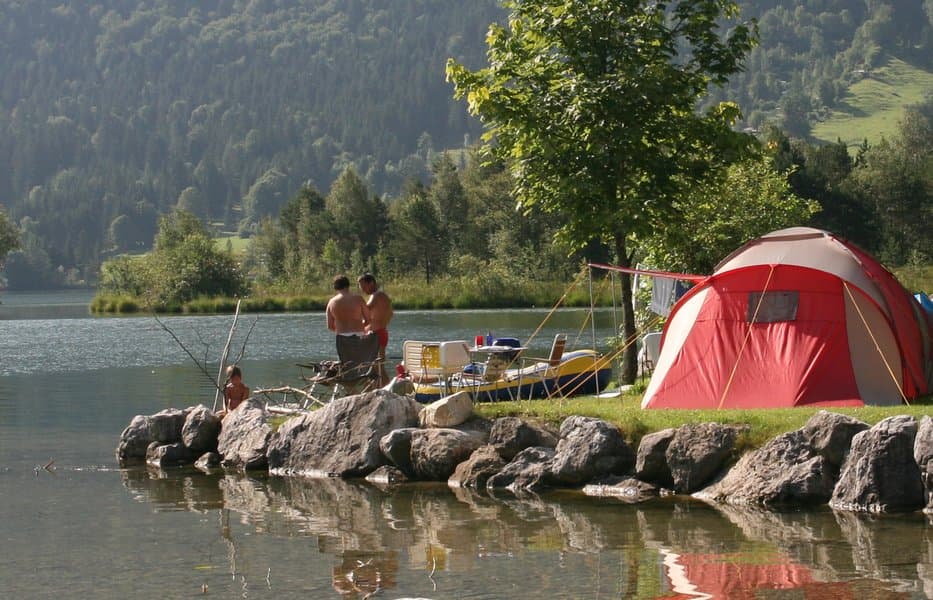 A scenery from Camping Seespitz