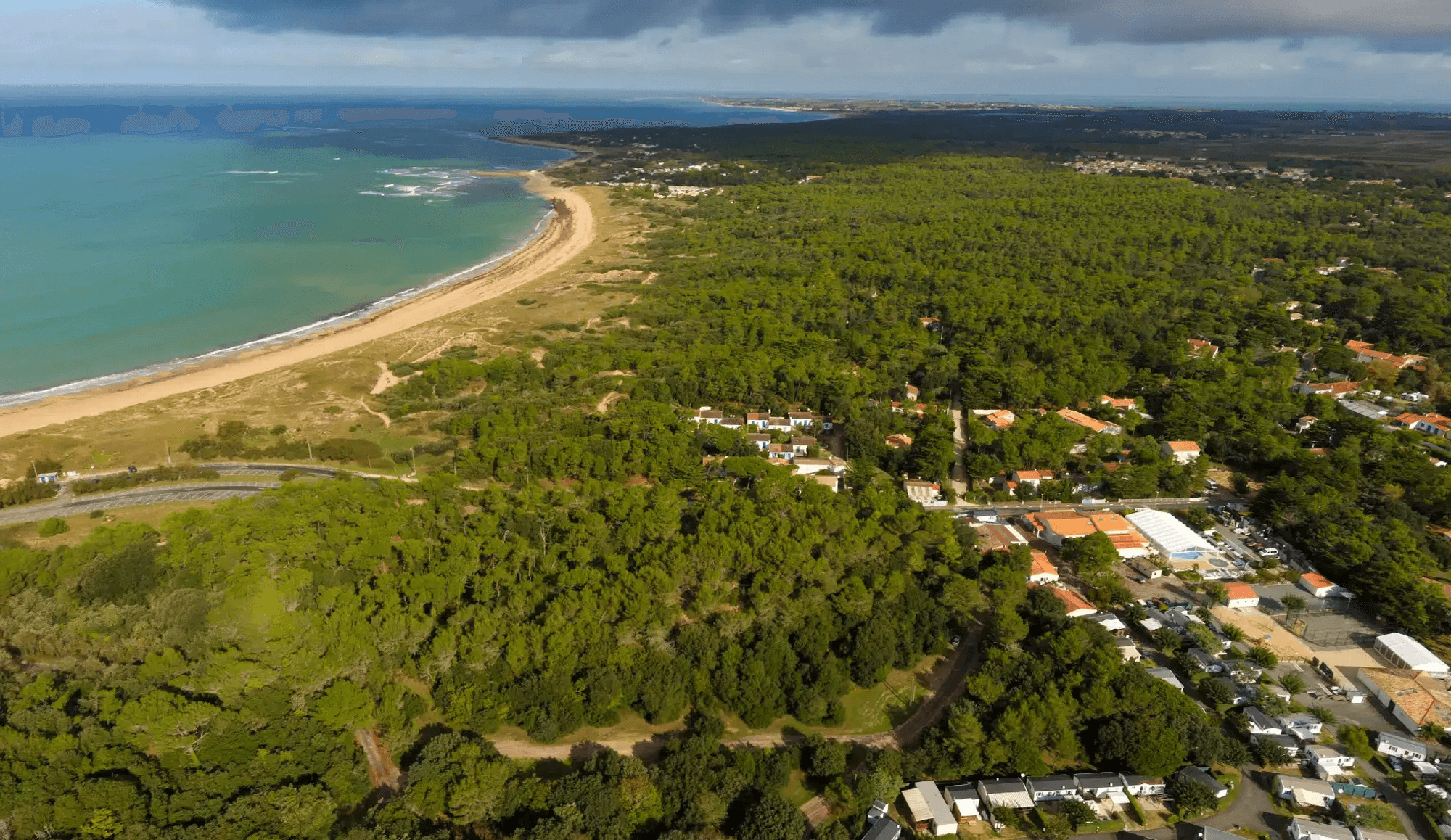 A scenery from Camping Les Sables Vignier Plage