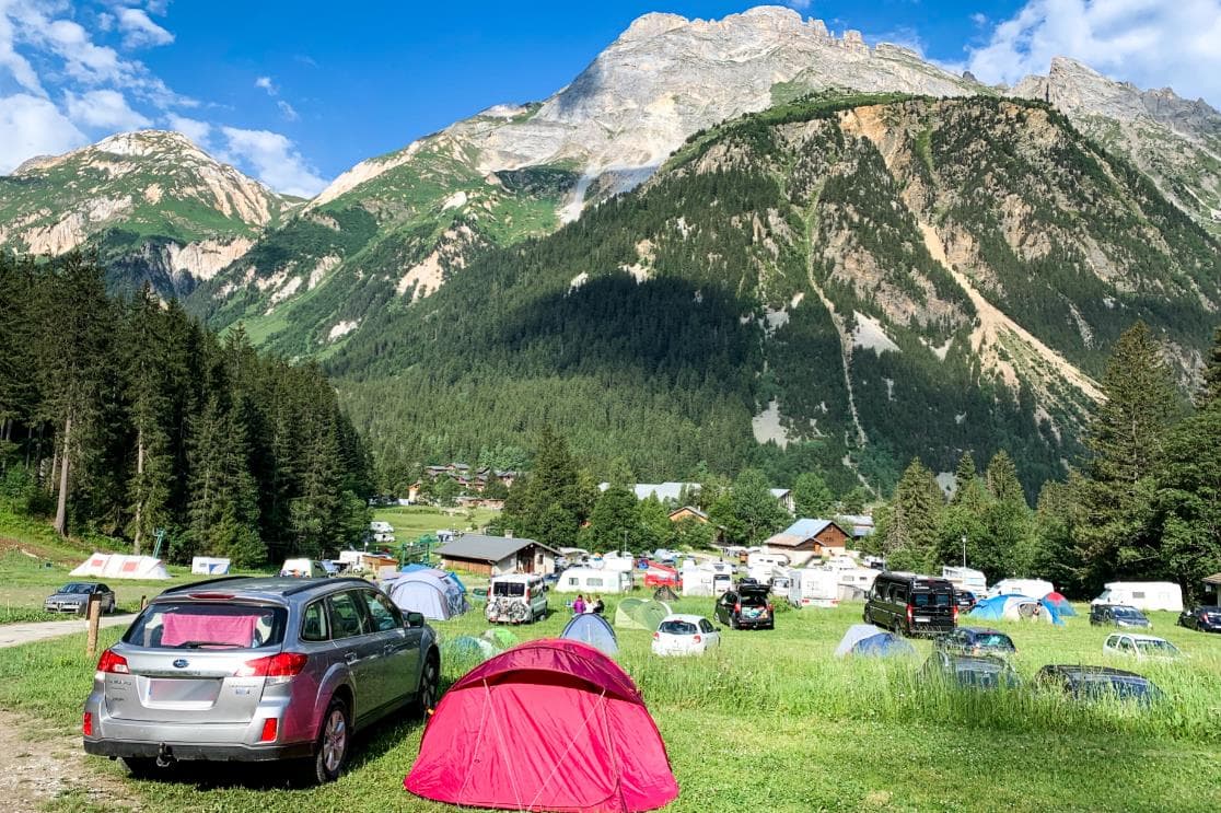 A scenery from Camping Le Chamois