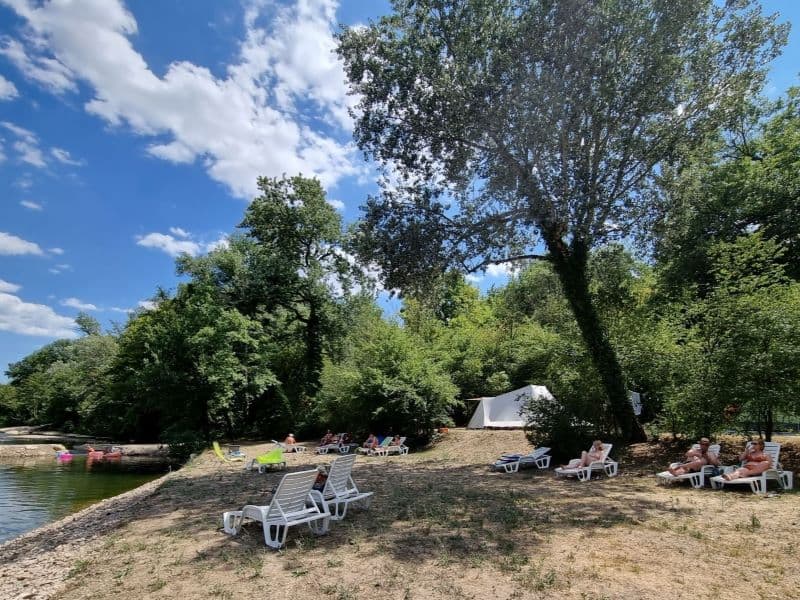 A scenery from Camping Beau Rivage