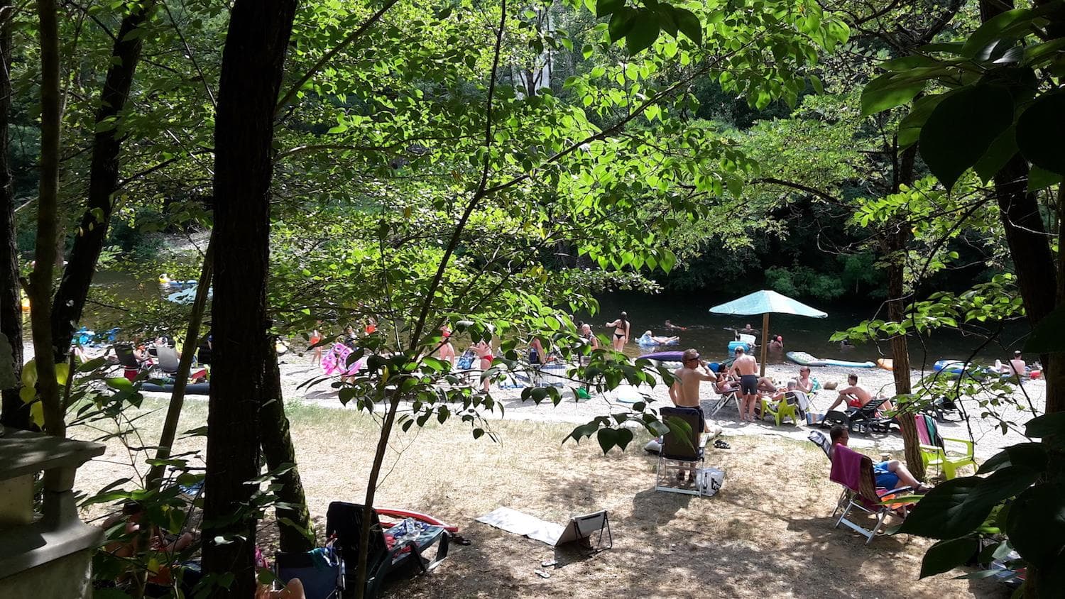 A scenery from Camping des Drouilhèdes