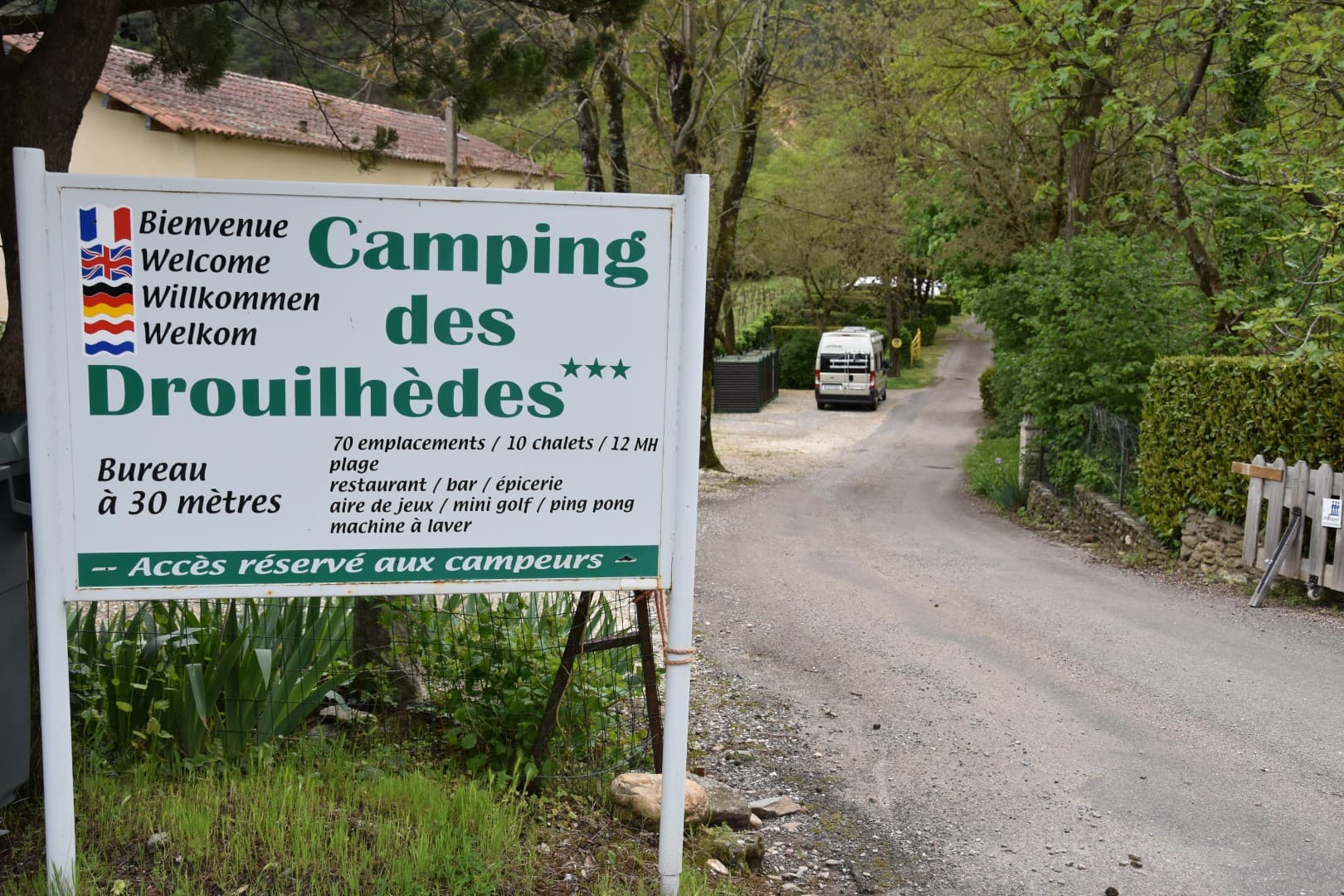 A scenery from Camping des Drouilhèdes