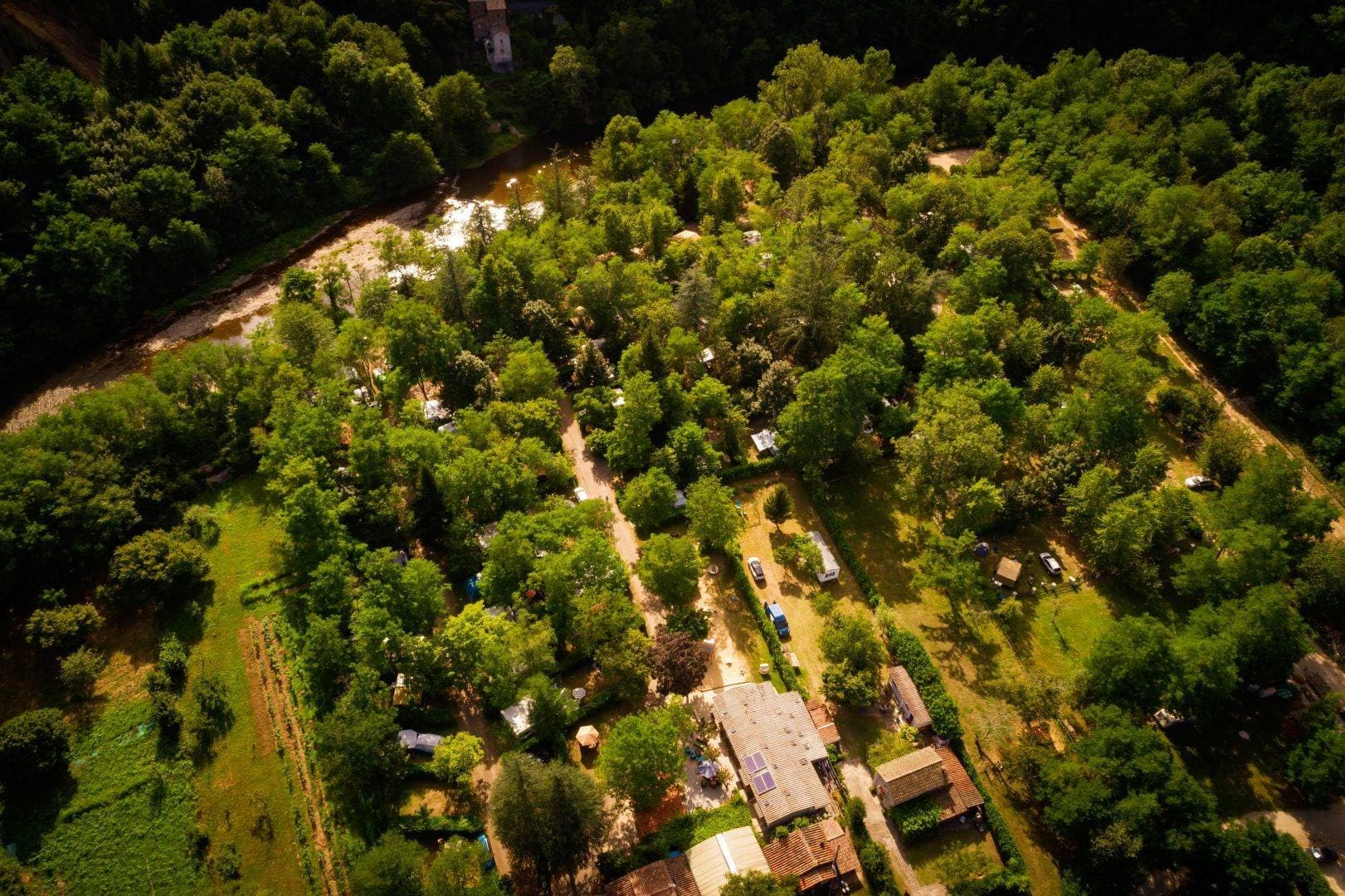 A scenery from Camping des Drouilhèdes