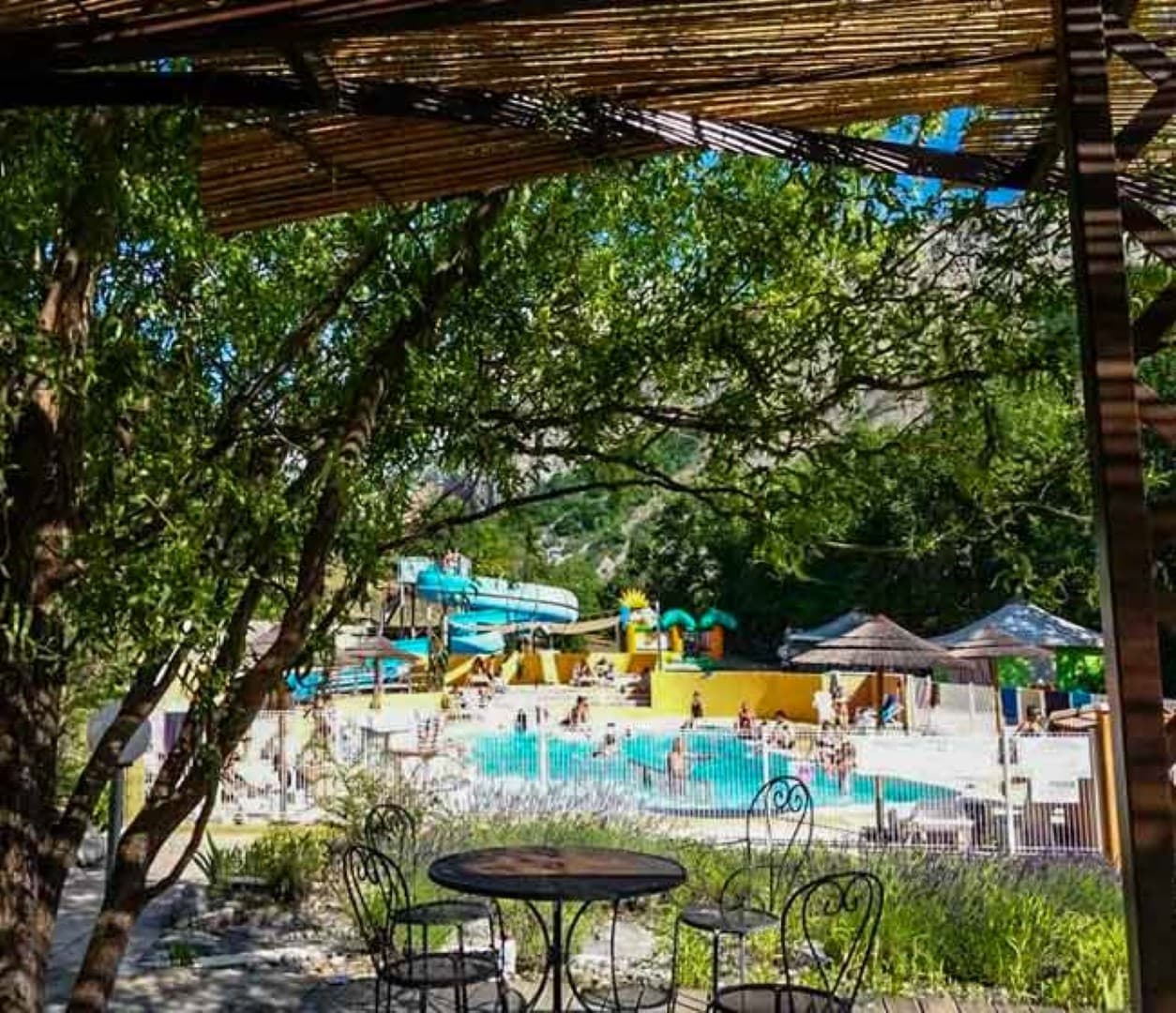 A scenery from Flower Camping Le Clot du Jay