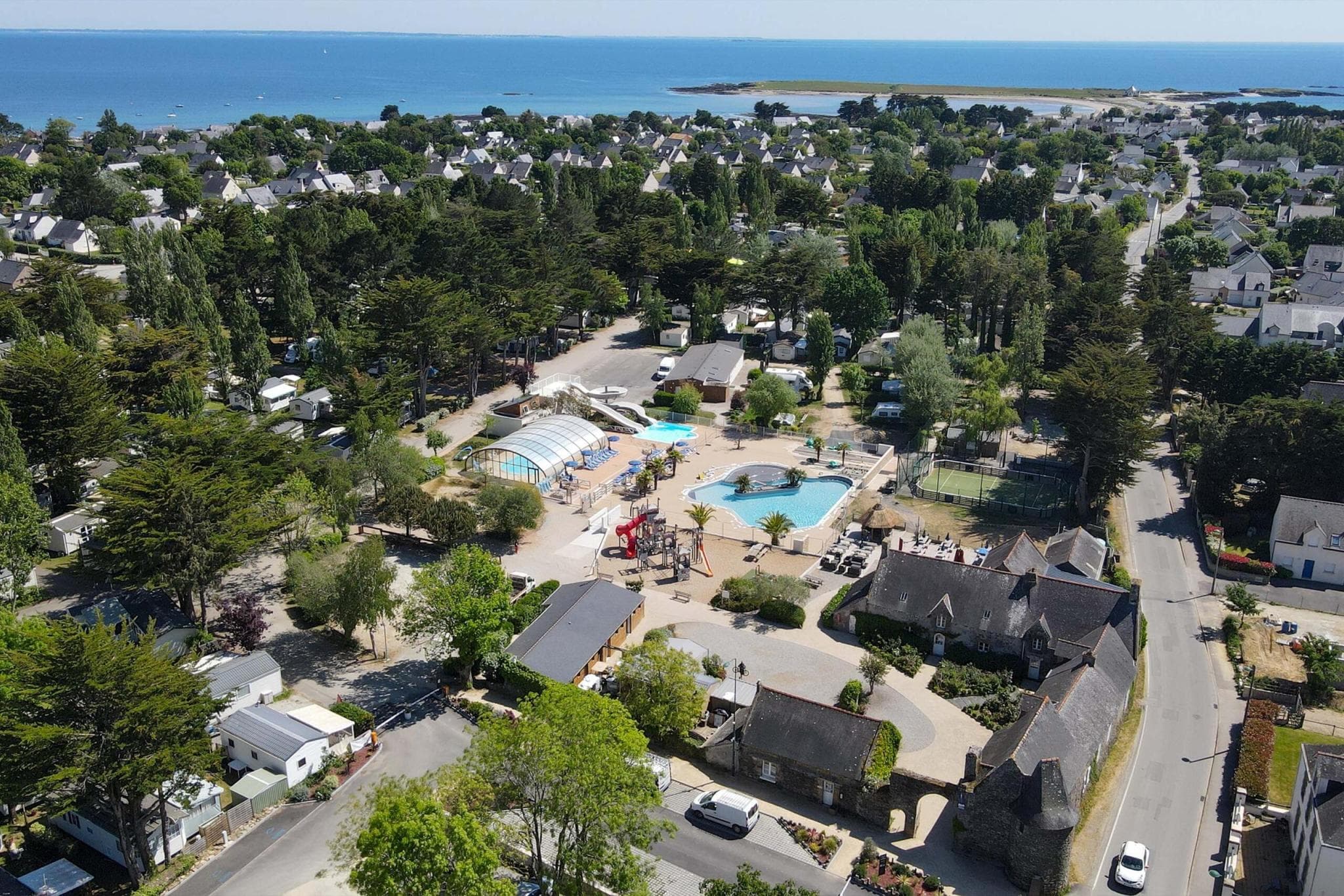 A scenery from Camping Eden Villages Manoir de Ker An Poul