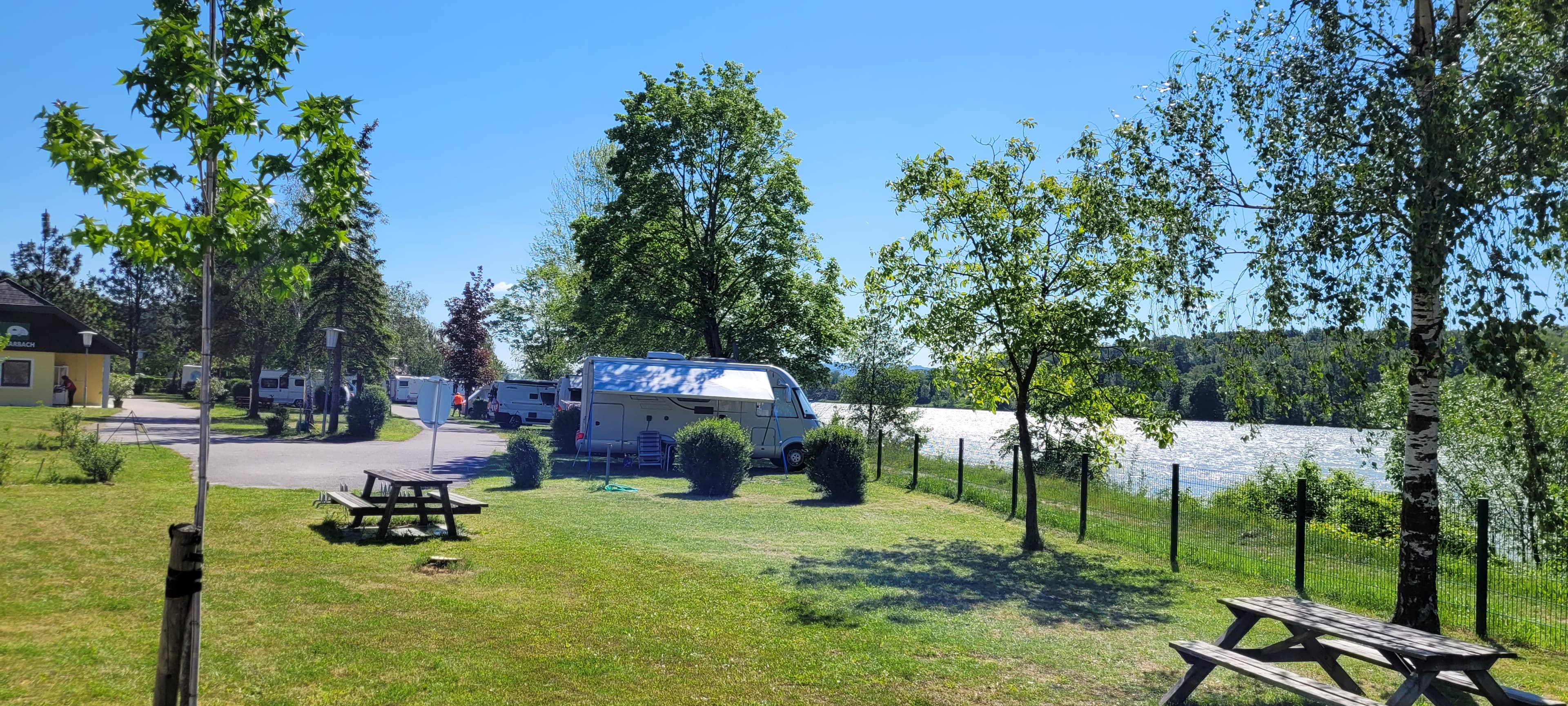 A scenery from Donau Camping Marbach
