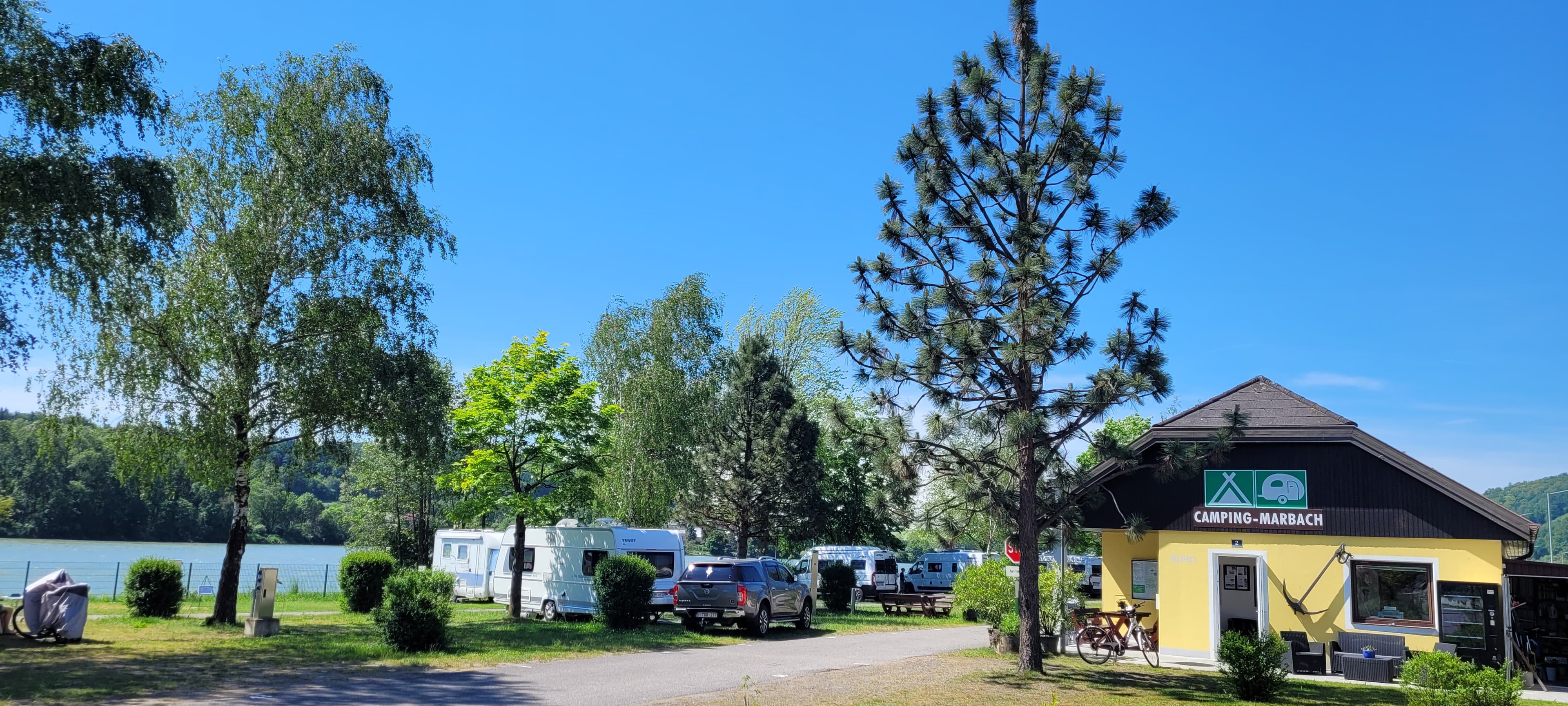 A scenery from Donau Camping Marbach