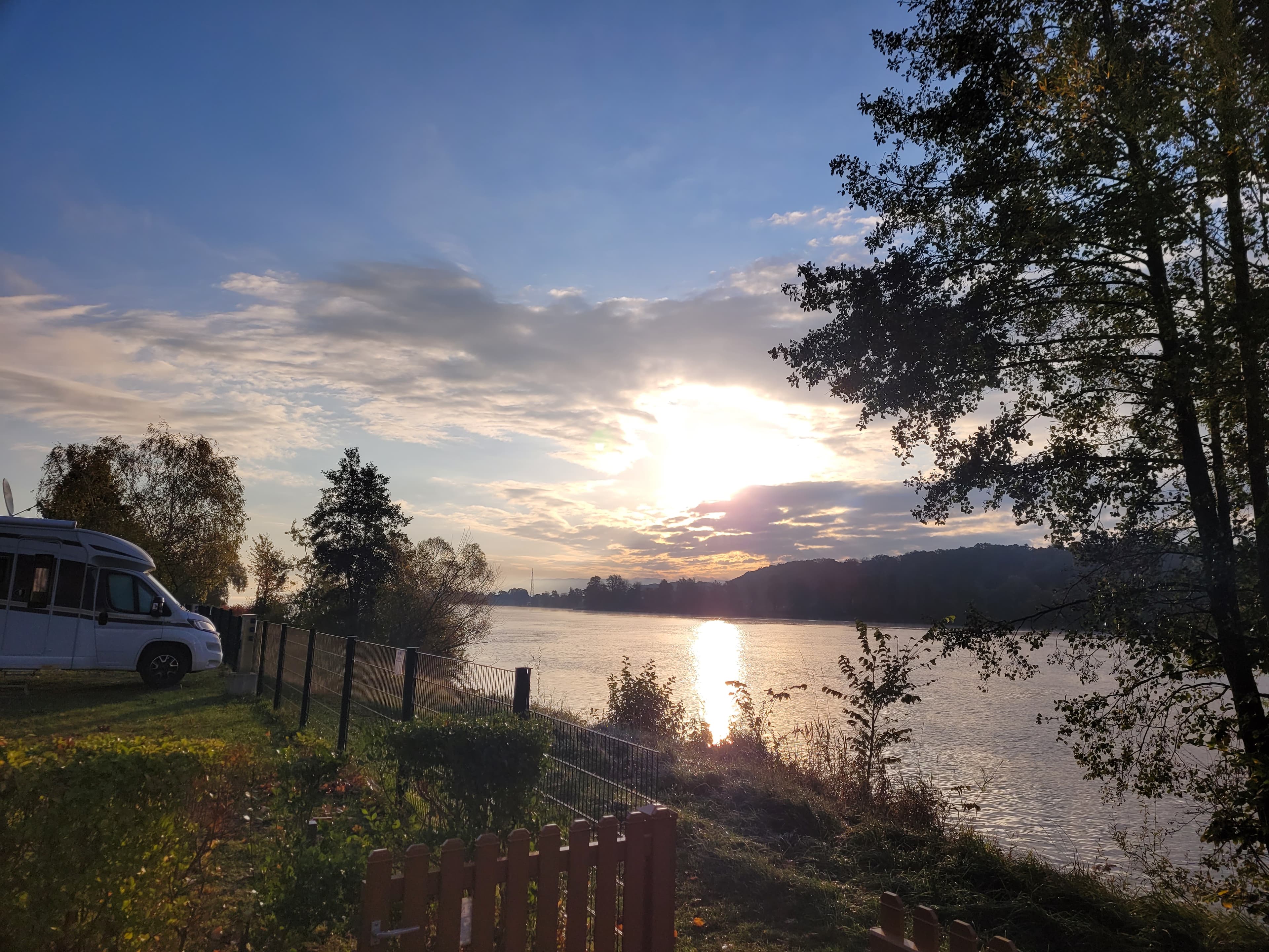 A scenery from Donau Camping Marbach