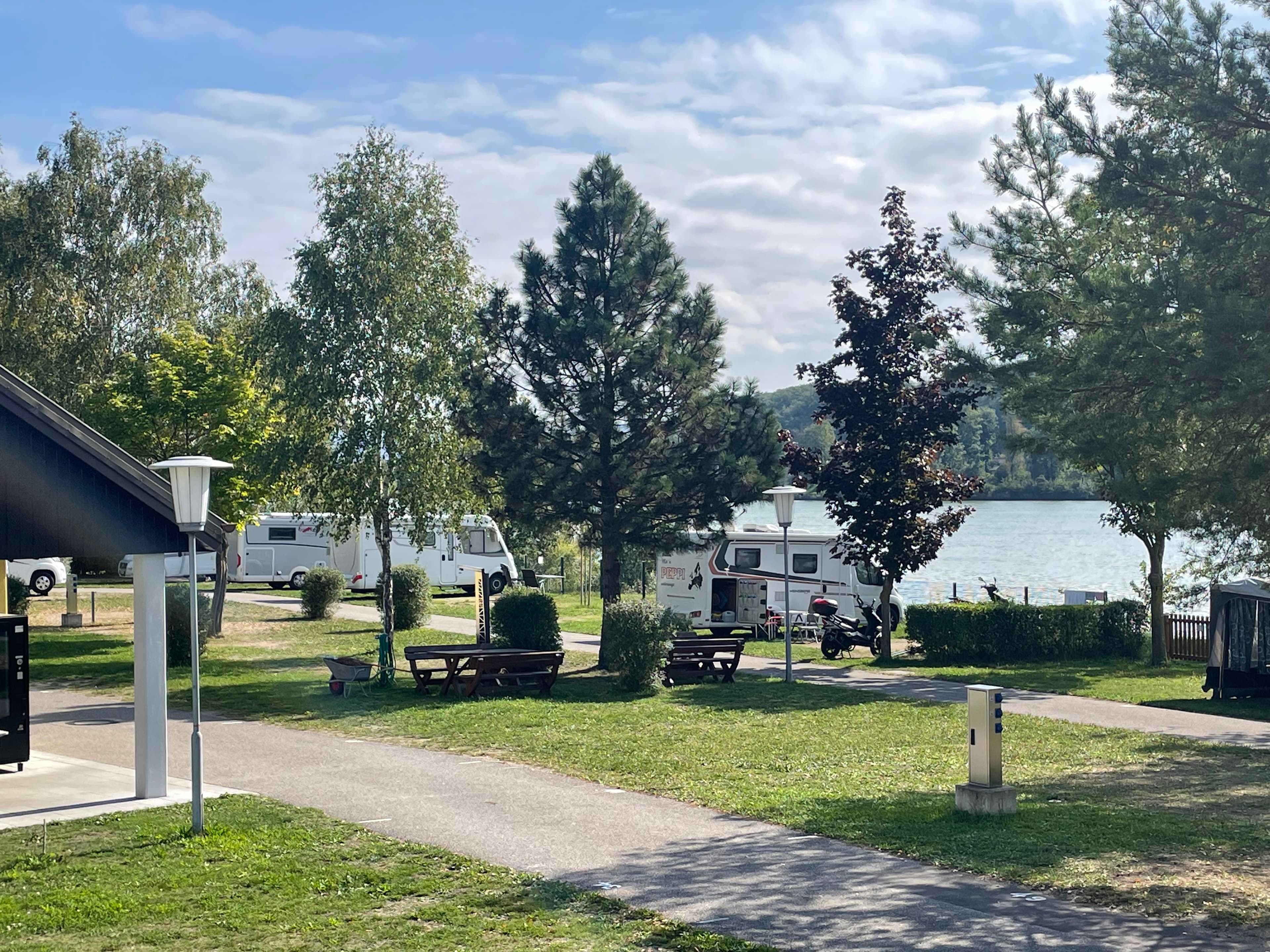 A scenery from Donau Camping Marbach