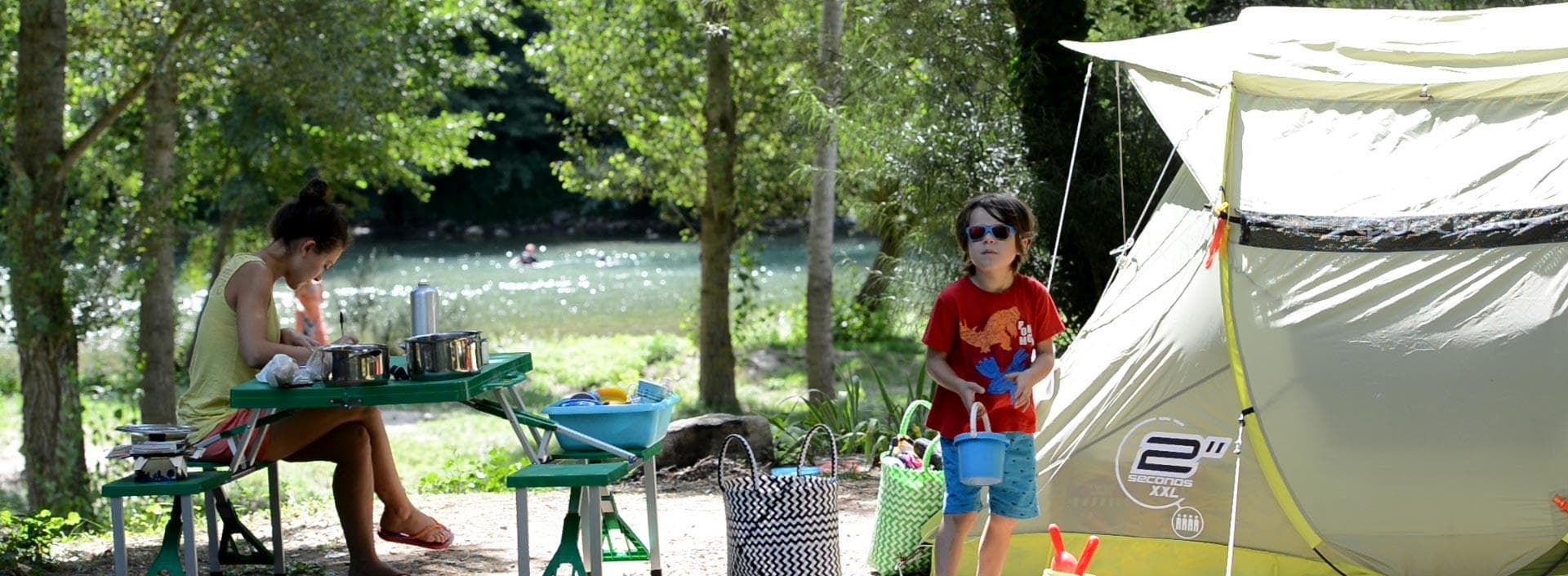 A scenery from Camping LES CERISIERS