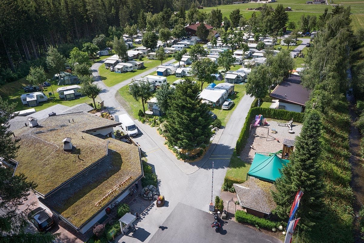 A scenery from Camping Ötztal Längenfeld
