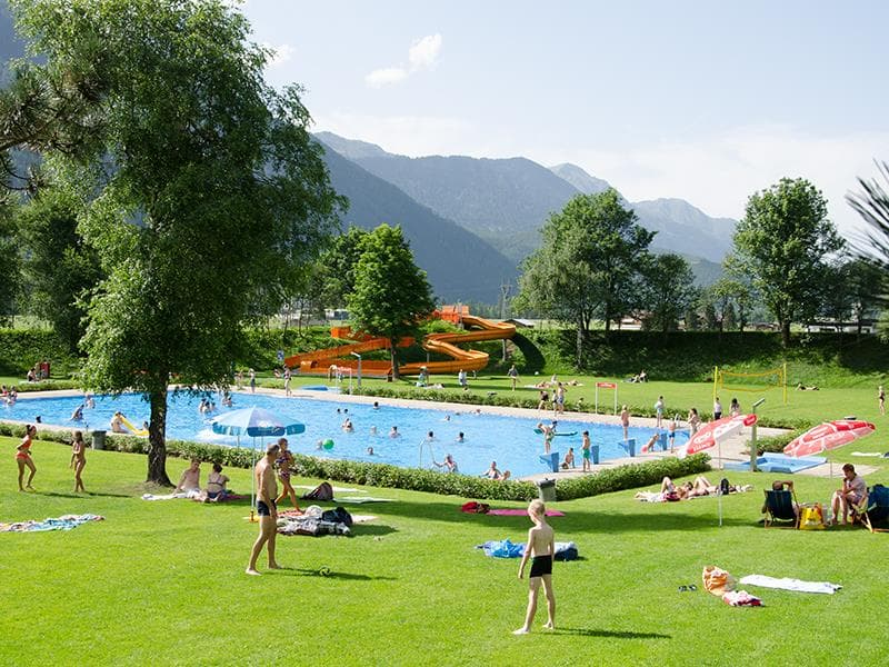 A scenery from Camping Ötztal Längenfeld