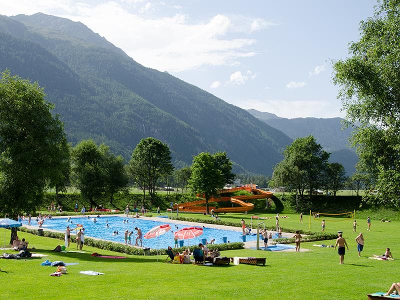 A scenery from Camping Ötztal Längenfeld
