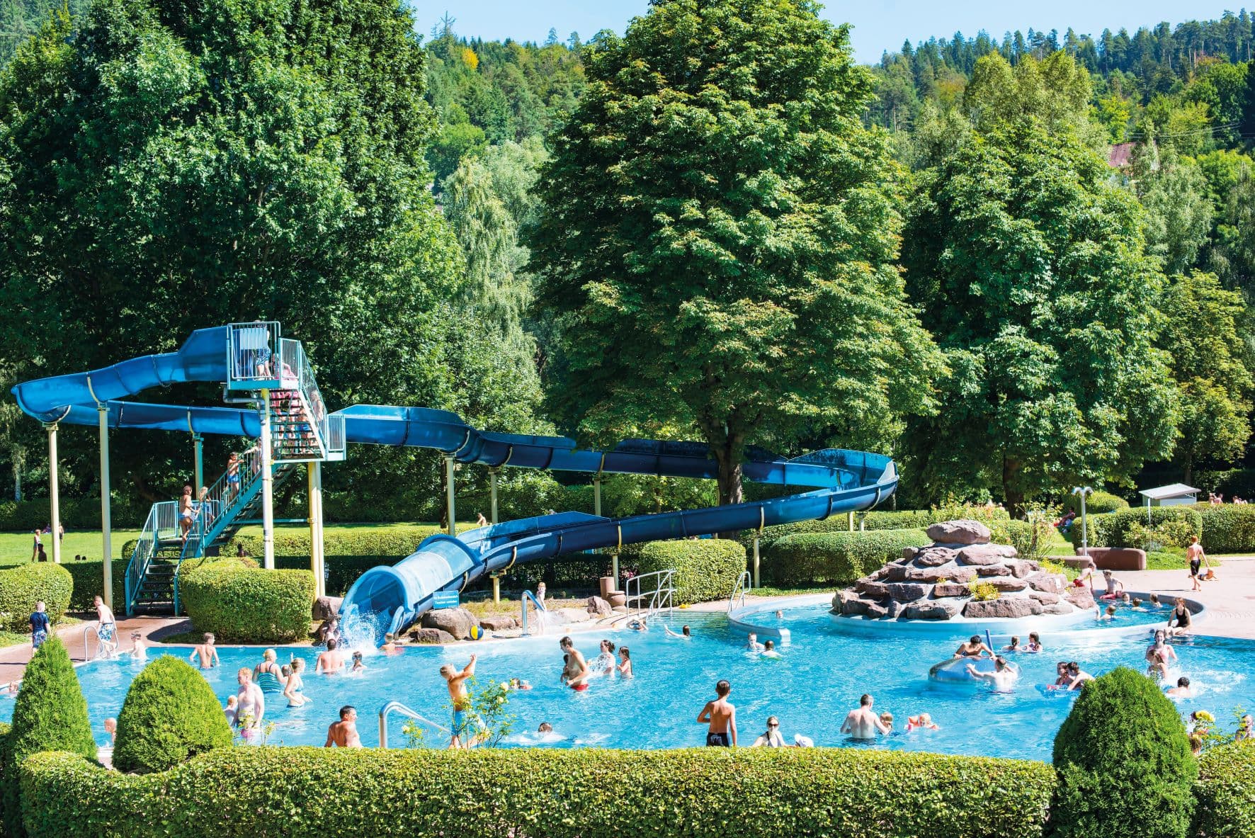 A scenery from Campingpark Bad Liebenzell