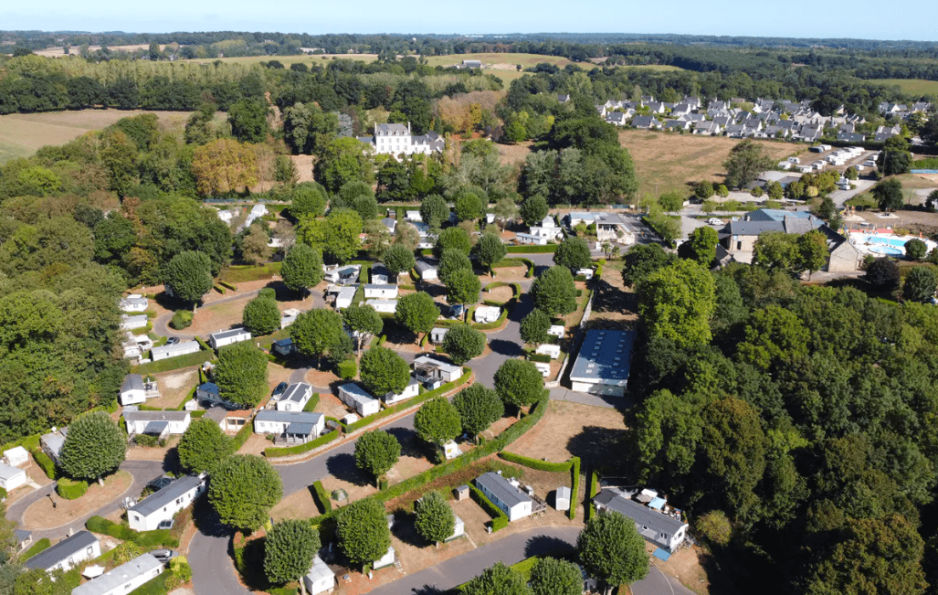A scenery from Flower Camping International de la Hallerais