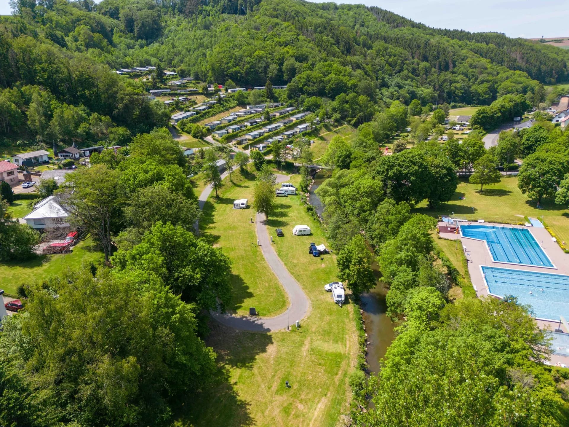 A scenery from Campingpark Eifel