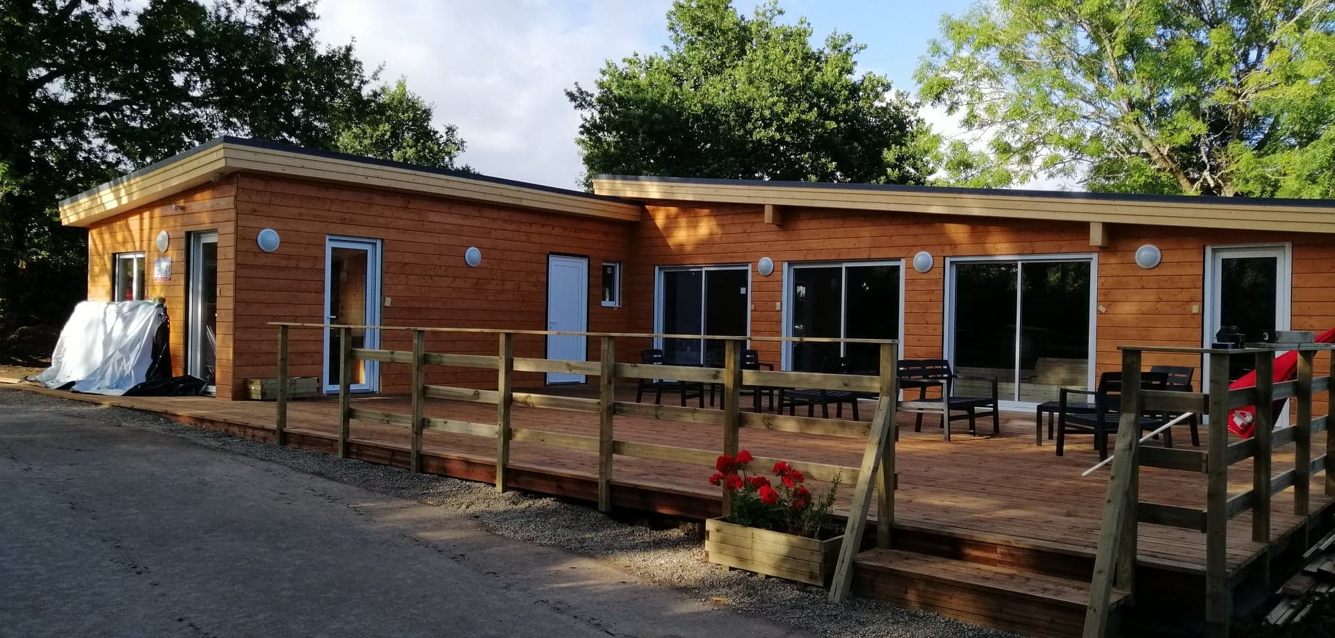 A scenery from Camping Les Ombrages