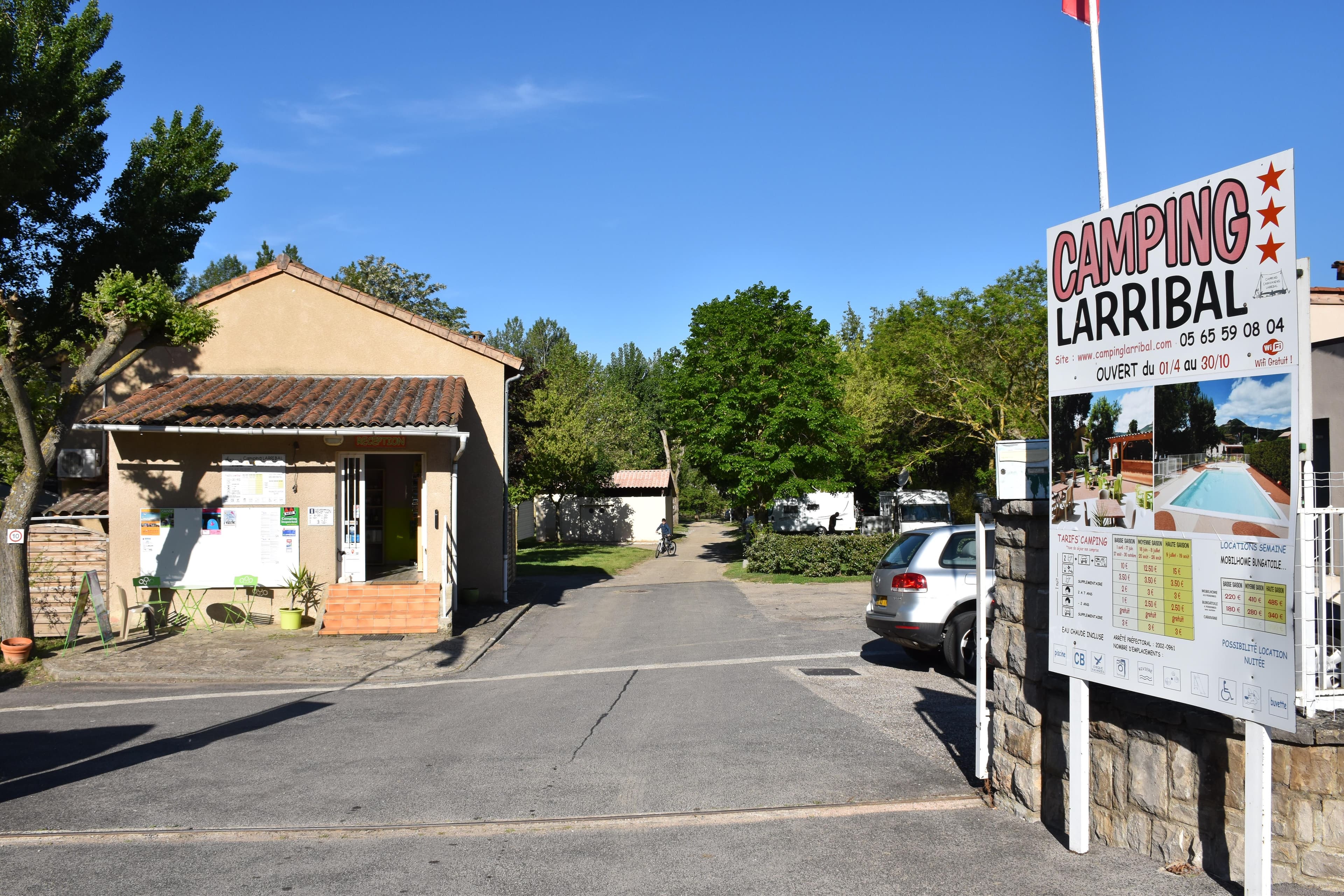 A scenery from Camping LARRIBAL
