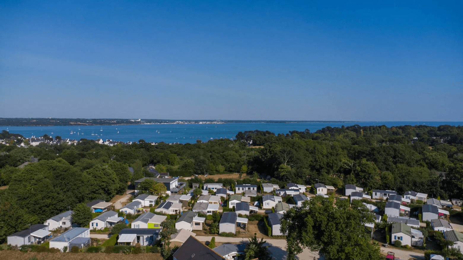 A scenery from Camping de Kersentic