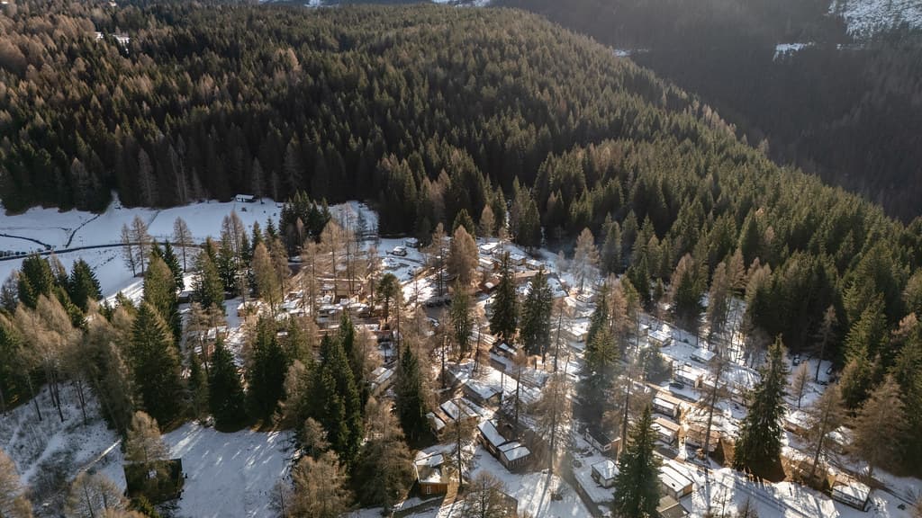 A scenery from Club del Sole - Val di Fiemme Easy Camping Village