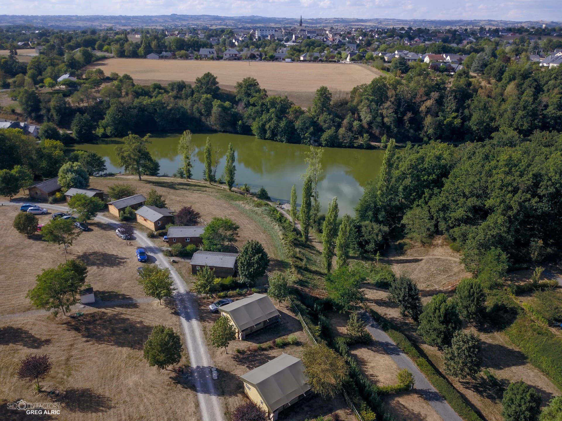 A scenery from Camping du Lac de Bonnefon