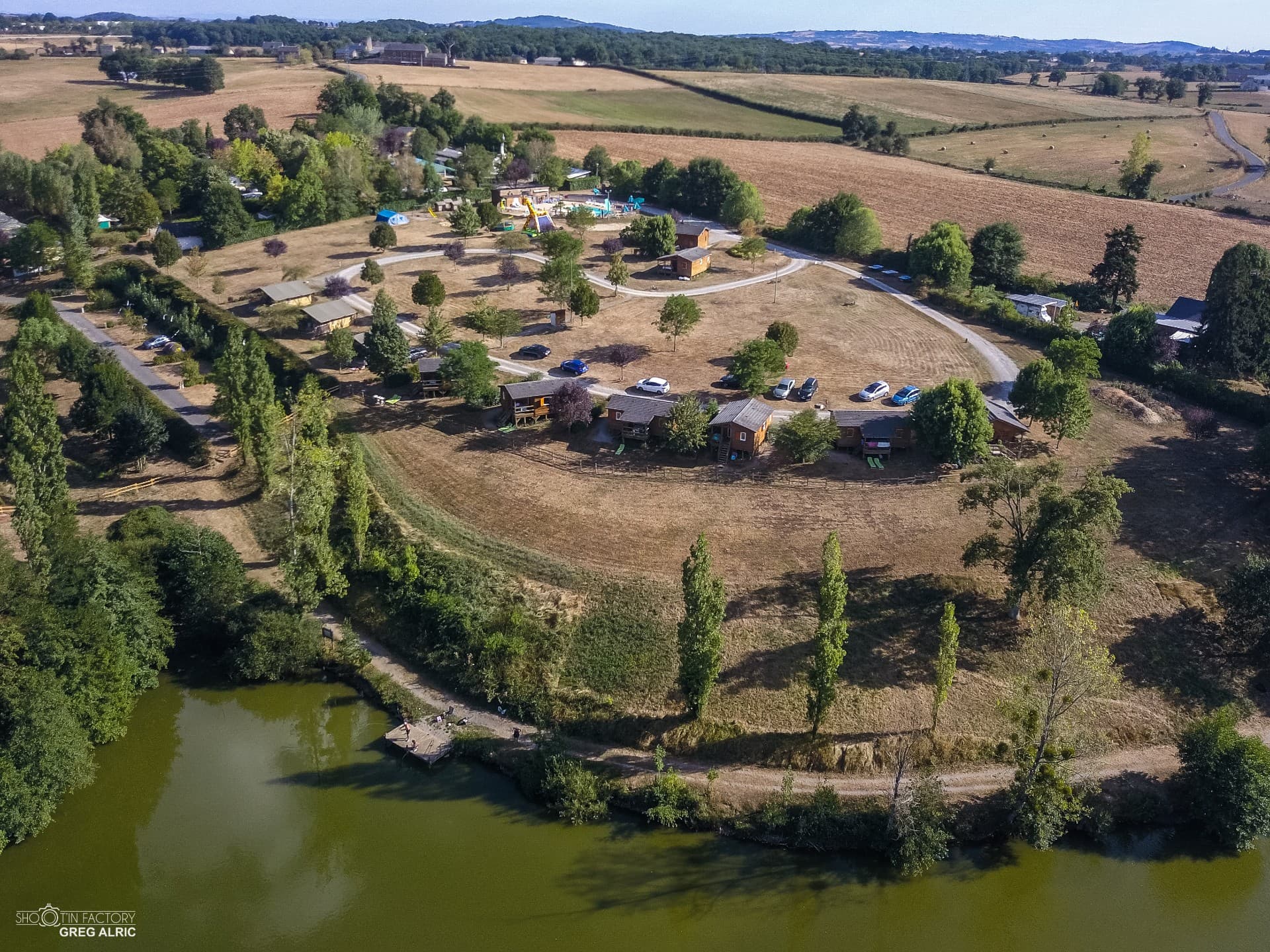 A scenery from Camping du Lac de Bonnefon