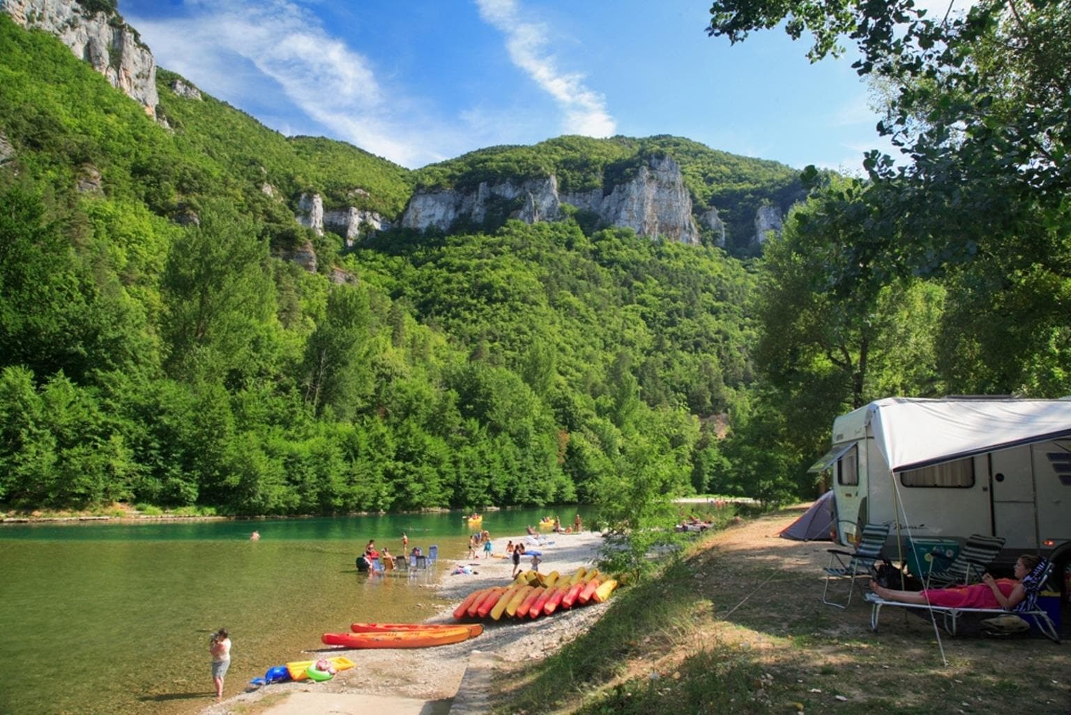 A scenery from Flower Camping PEYRELADE