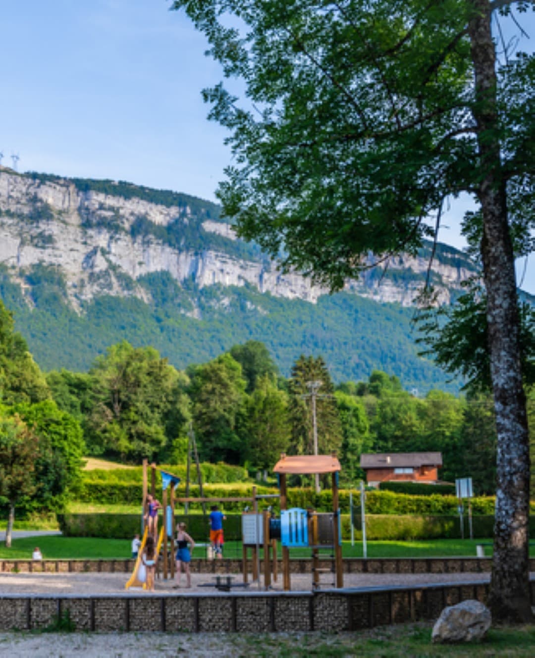 A scenery from Camping Onlycamp de la Vègre