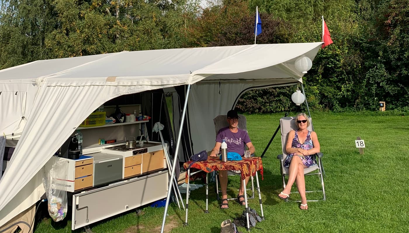 A scenery from Camping am Waldbad