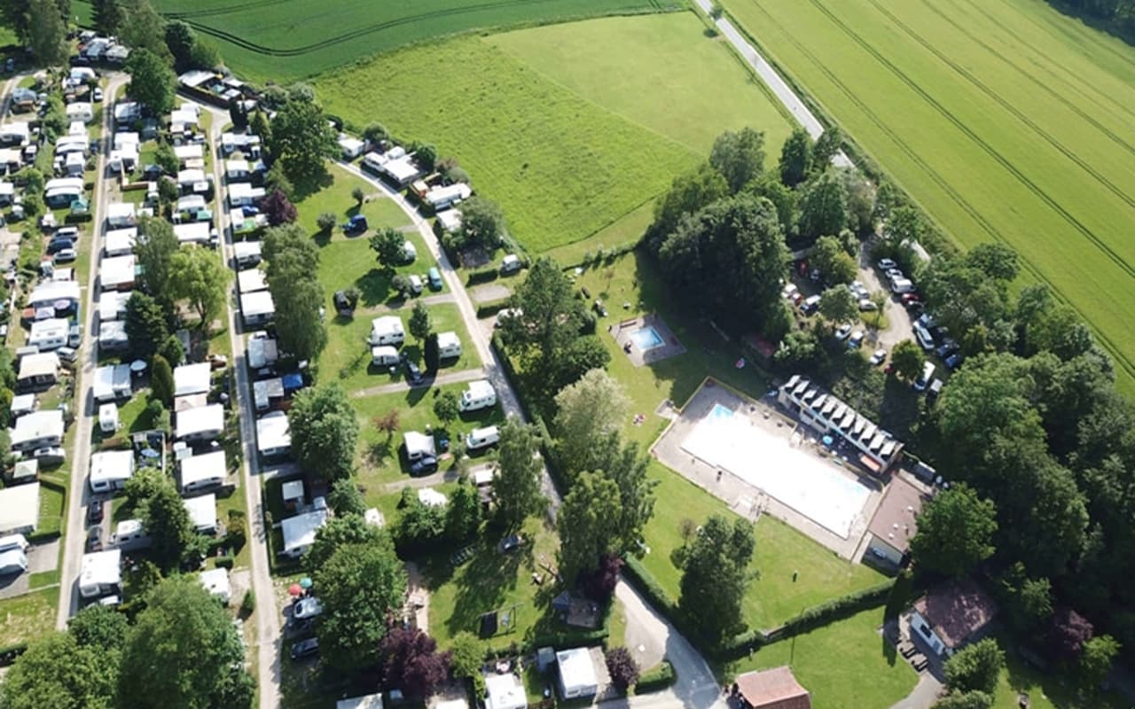 A scenery from Camping am Waldbad