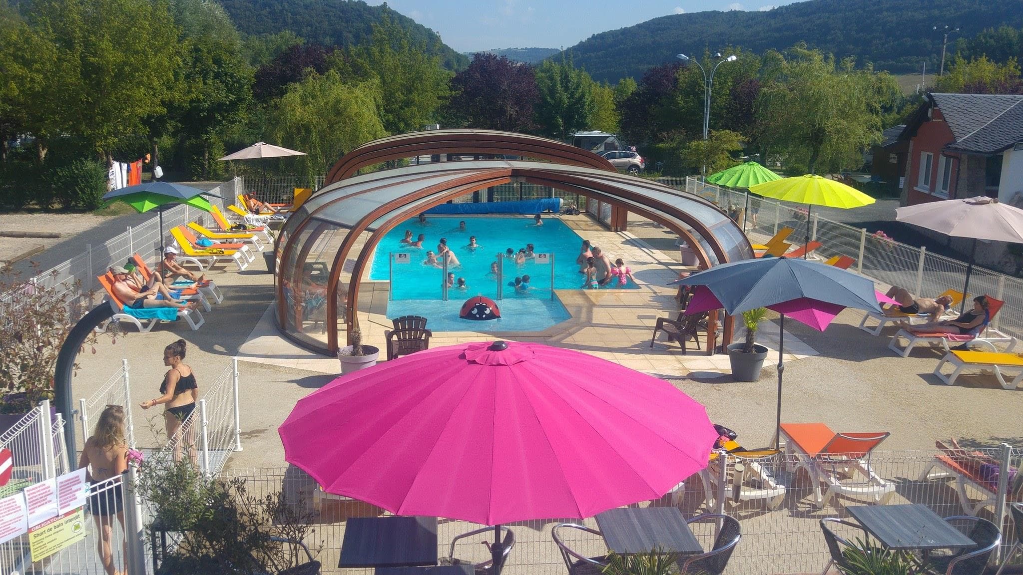 A scenery from Camping LES CALQUIERES