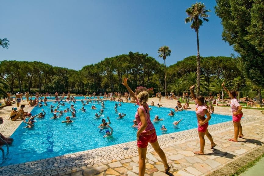A scenery from Baia Domizia Camping Village