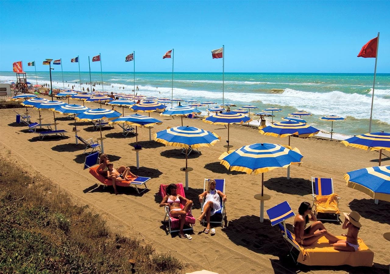 A scenery from Baia Domizia Camping Village