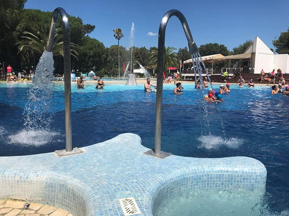 A scenery from Baia Domizia Camping Village