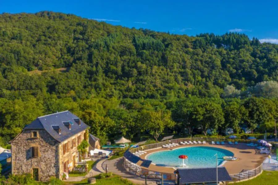 A scenery from Camping Seasonova Les Rives d'Olt et Aubrac